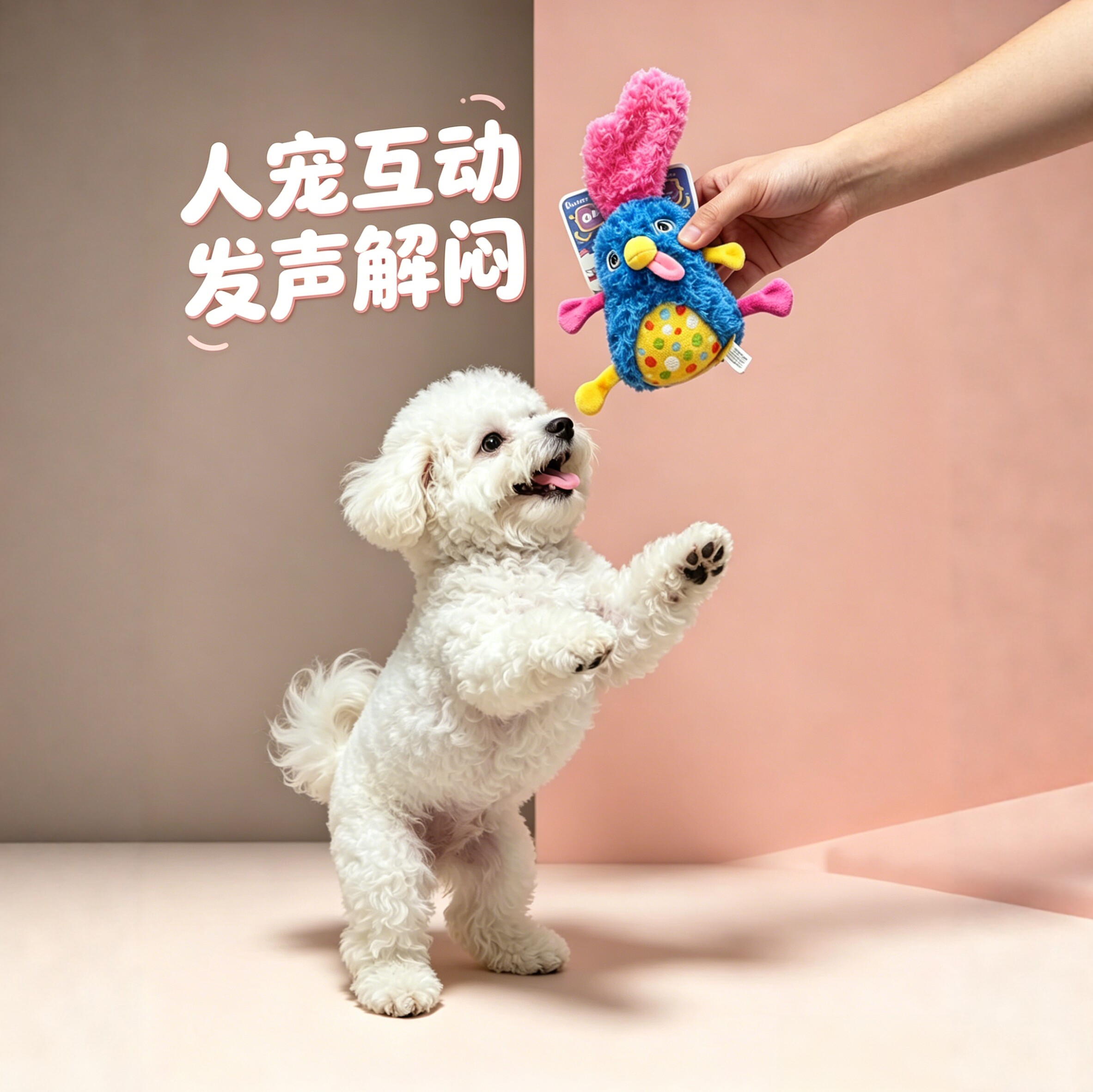 中小型犬毛绒发声狗玩具解闷陪伴