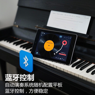 钢琴自动演奏系统豪华复古便携创意定制安装 琴 三角琴立式