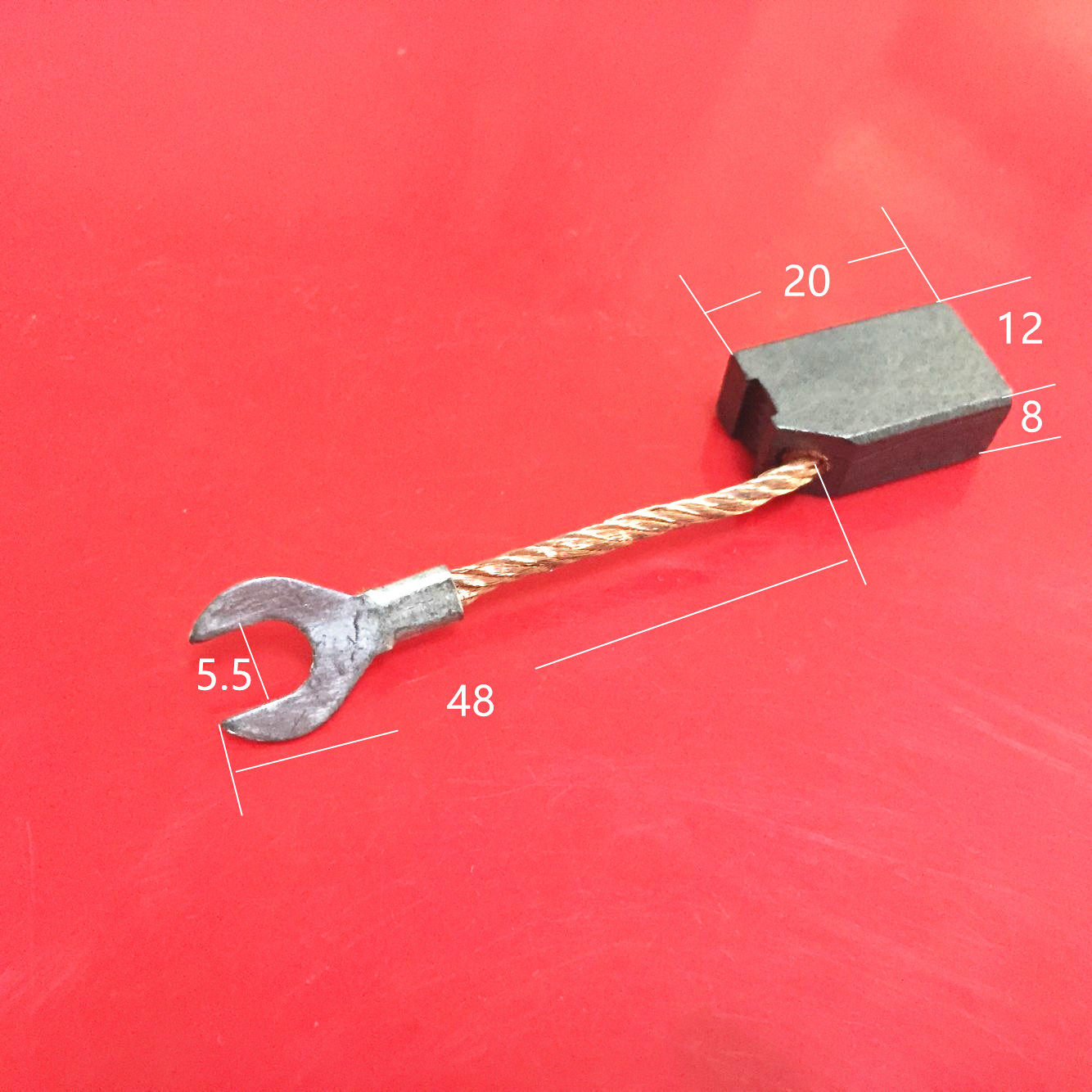 电动三轮车含铜碳刷8X12游乐场游船电刷伟星串励直流电动机ZD56LC