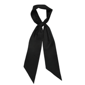 GLEE RAINBOW BASIC黑色朋克真丝丝棉挺阔丝巾