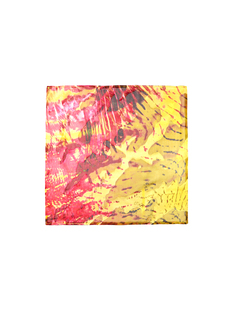 GLEE RAINBOW真丝烂花绡口袋巾迷你方巾手帕