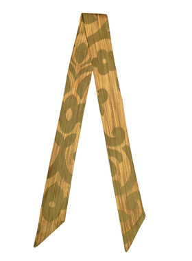真丝提花泰式花纹丝巾