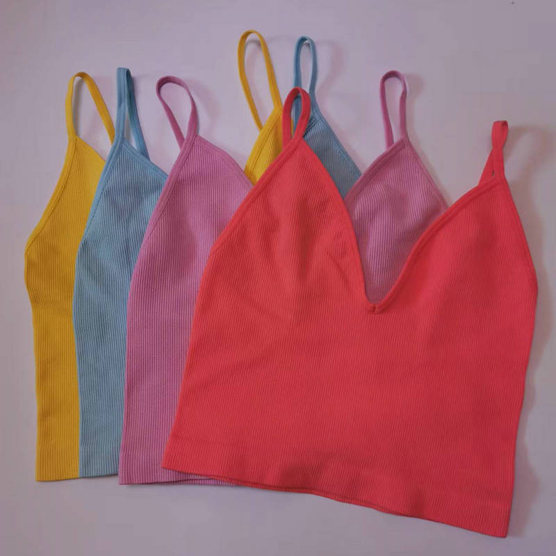 肩带可调节简约无钢圈睡眠舒适