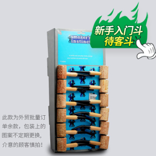 带烟道 玉米芯烟斗 新手入门斗大号一次性弯斗直斗 待客斗 包邮