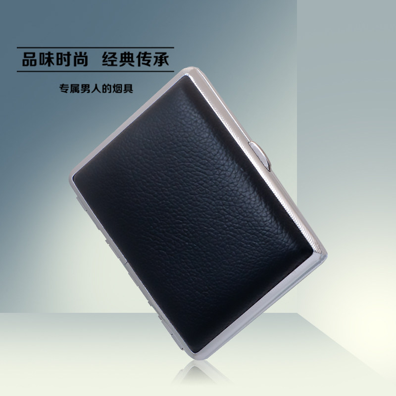 专柜正品双枪烟盒真皮306可装