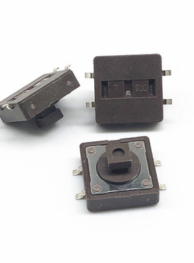 台湾圆达(DIP)DTSM-24N高寿命按键轻触开关12*12*7.3贴片微动开关