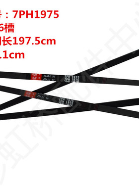 橡胶滚筒洗衣机皮带7PH1975 适用格兰仕 小天鹅 美的 松下8PH1258