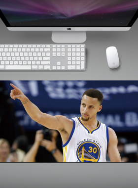NBA鼠标垫超大号篮球库里科比詹姆斯电脑键盘电竞办公桌垫子RTH