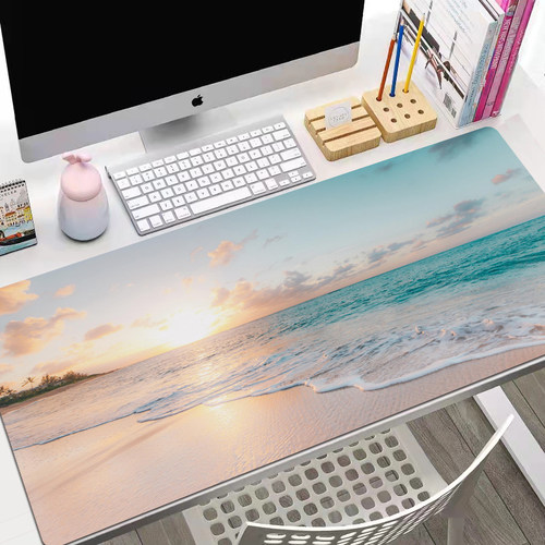 超大鼠标垫子键盘锁边加厚