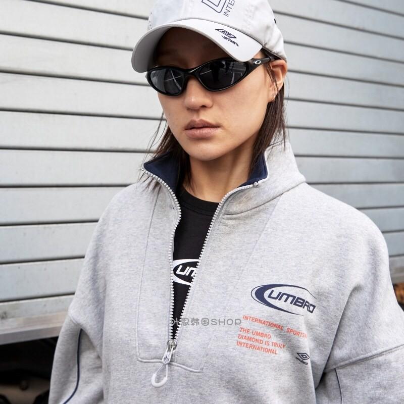 Umbro/茵宝半拉链运动套头衫卫衣