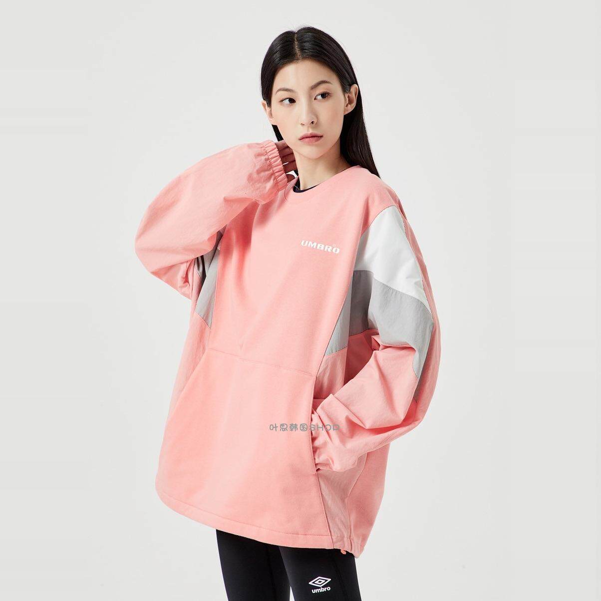Umbro/茵宝秋季折扣男女圆领宽松运动套头衫卫衣UO121CFS21