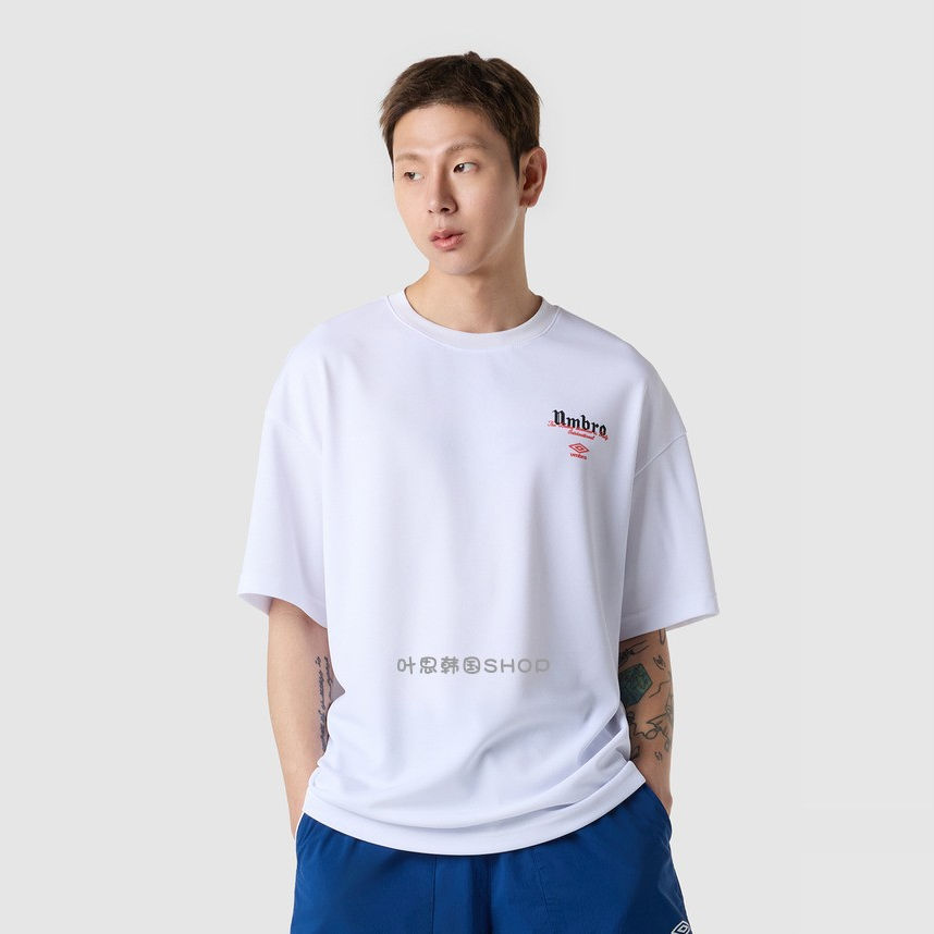 Umbro/茵宝正品夏季新款男女圆领logo运动透气短袖T恤UQ321CRS73