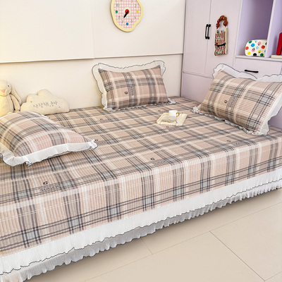 定制纯棉榻榻米床盖四季专用款床单炕套罩夹棉炕盖垫子东北大炕单