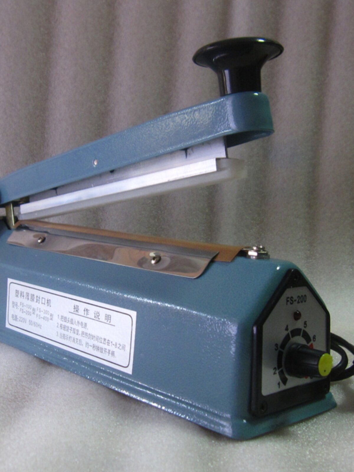 FS-300金属壳 手压小型封口机铝箔包装塑料袋送2毫米加热条i.
