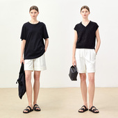 微喇裤 直筒裤 TH干爽舒适挺括防透速干亚麻棉锥形裤 短裤 WKZ08120