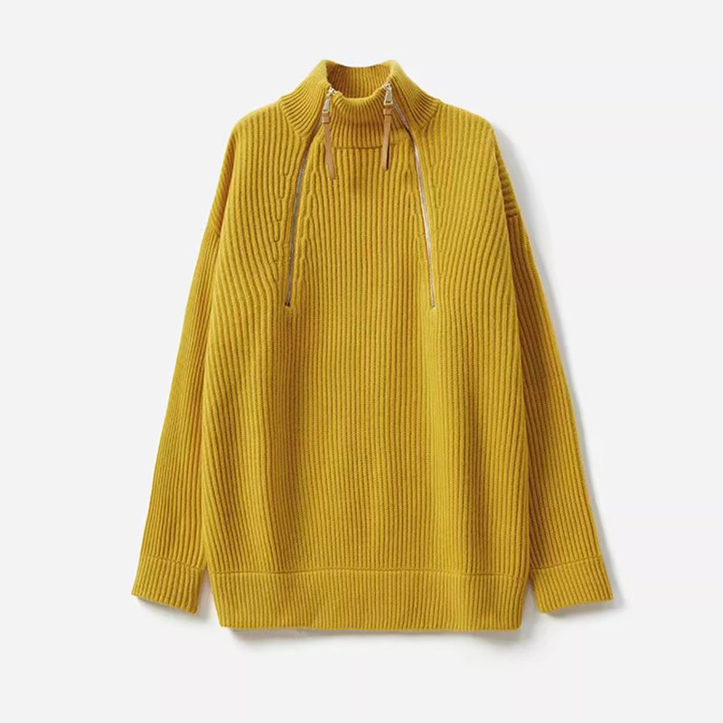 WZT05276   大M重磅意大利baby羊毛门襟双拉链针织套衫,女装/女士精品,毛针织衫,淘宝优惠券,粉丝福利购,淘宝优惠卷