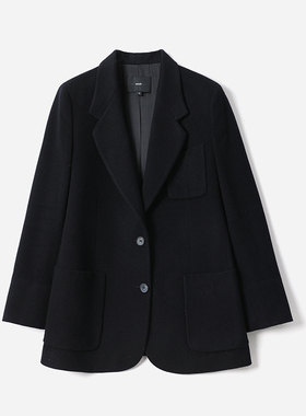 WXZ08028意大利进口LP羊绒系列独立女性战袍女权革命三口袋长西装