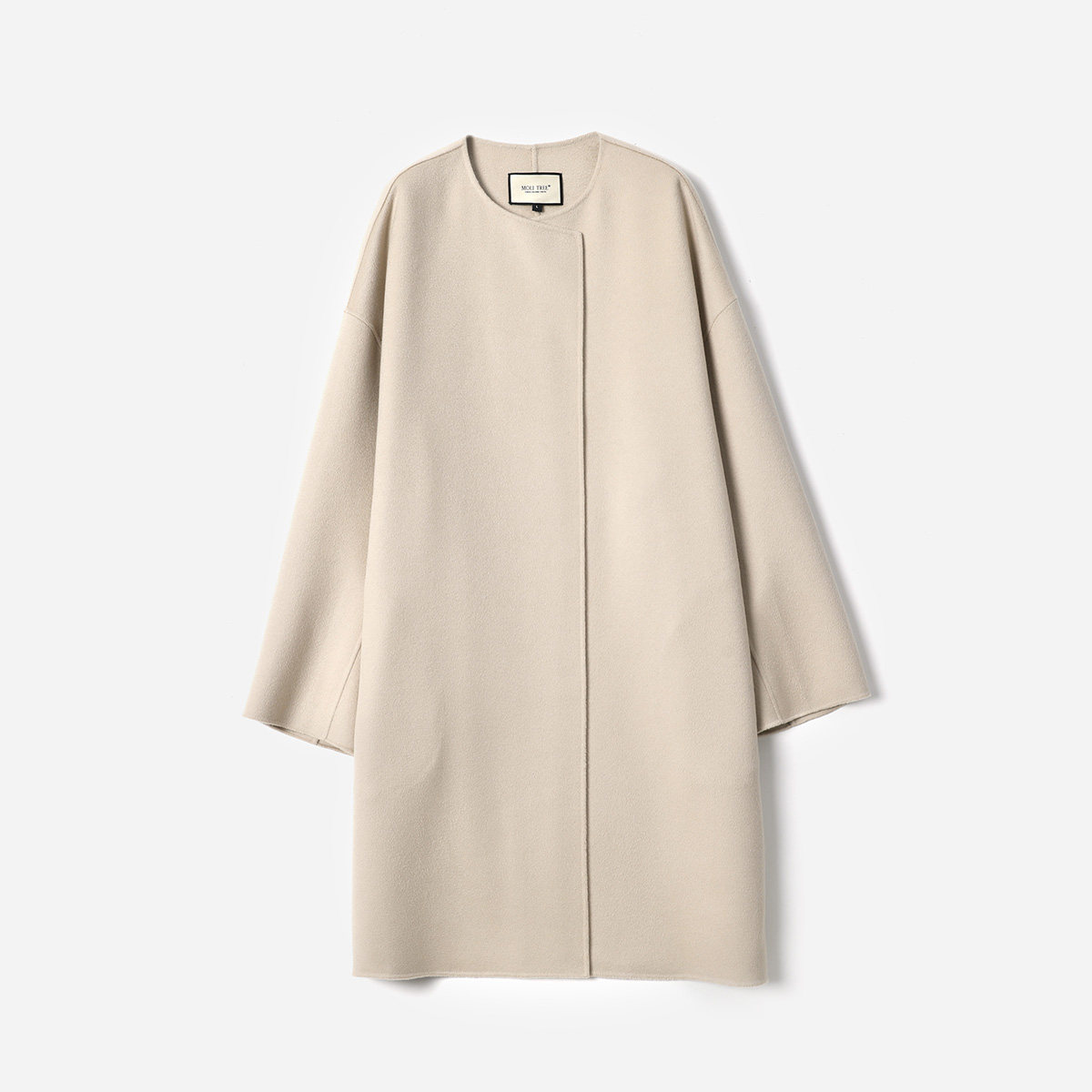 *WDY08050 茉莉雅集 R0*W简约主义廓形全羊绒双面呢水波纹大衣,女装/女士精品,毛呢外套,淘宝优惠券,粉丝福利购,淘宝优惠卷