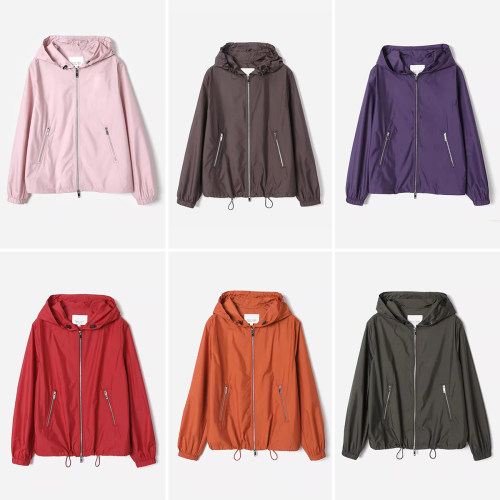 WWT08297 茉莉雅集 P家城市轻户外休闲轻薄连帽长袖短外套春女