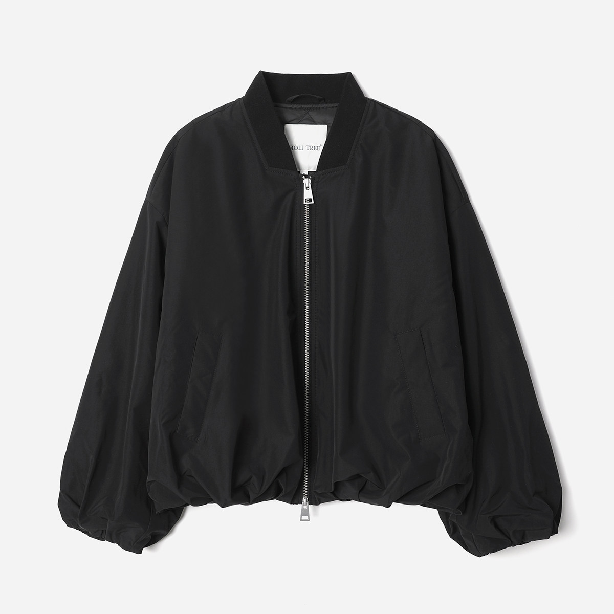 *WYR08061 茉莉雅集 摩登率性95白鹅绒棒球领飞行员夹克羽绒服女