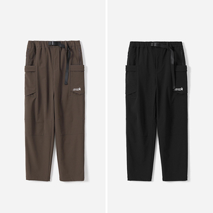 F紫标户外防风弹力日本料抗皱可机洗锥形裤 女 WKZ07139