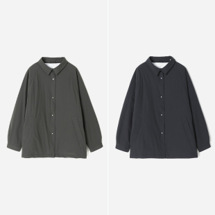 WYR09089 J*S时尚POLO领可追溯90鹅绒宽松休闲长袖阔版羽绒服