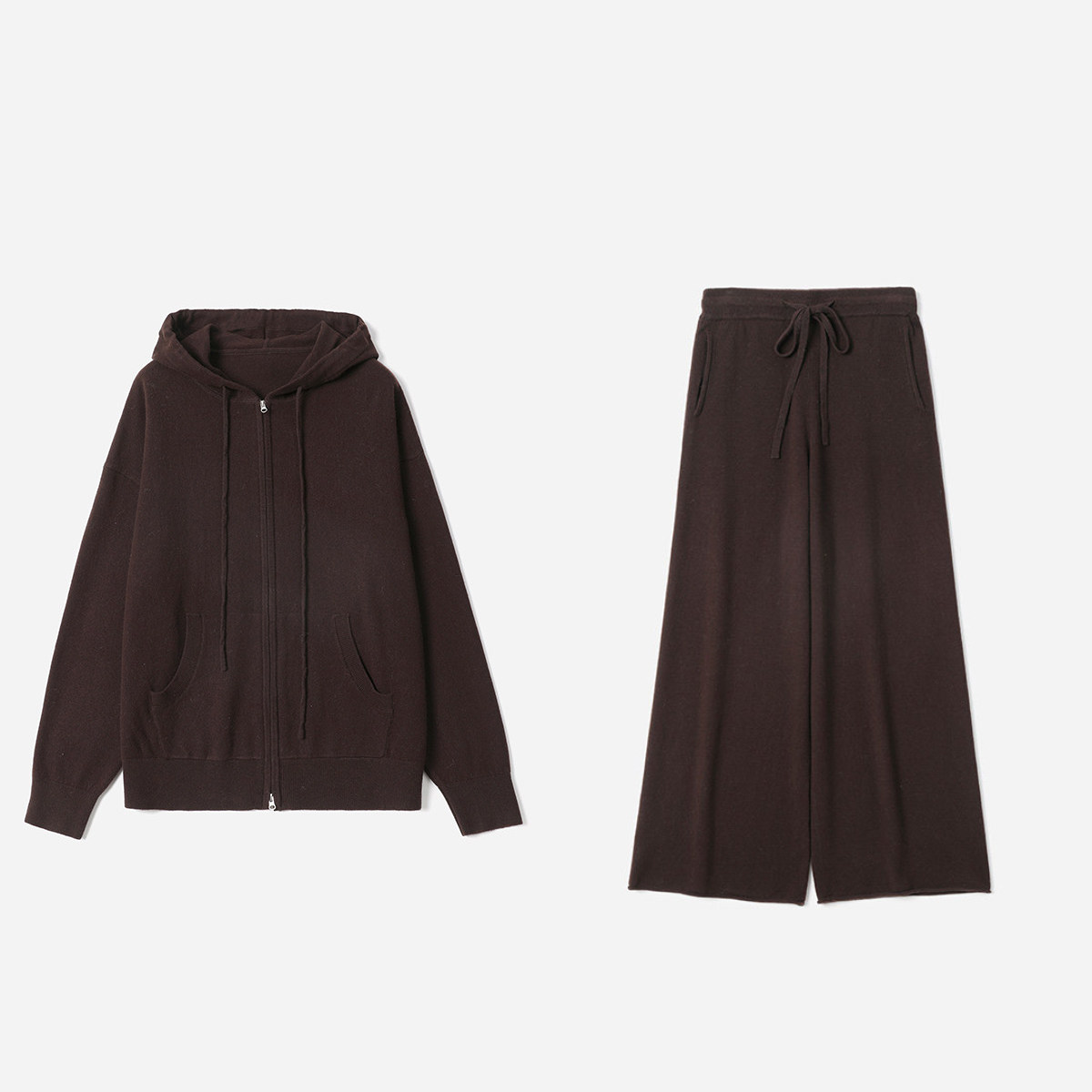 *WZT08288 M*M*M松弛显瘦90支全羊毛针织背心卫衣开衫卫裤直筒裤