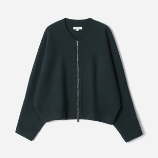 针织开衫 重磅保暖强缩全羊毛V领蝙蝠长袖 不可水洗 毛衣 WZK07104