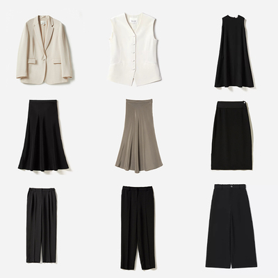 WXZ05034 茉莉雅集 享受高姆米奢华40姆米重绉全真丝西装直筒裤