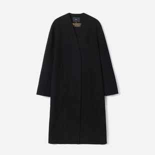 WDY08048 茉莉雅集 H家意大利进口L*P小山羊绒简约双面呢大衣外套