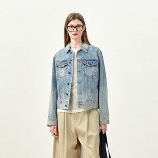 长袖 夹克外套经典 土耳其全棉牛仔长袖 女 WWT04072茉莉雅集