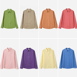 翻领衬衫 奢牌Fr@nk酵素水洗轻盈骨感全棉经典 茉莉雅集 WCS07001