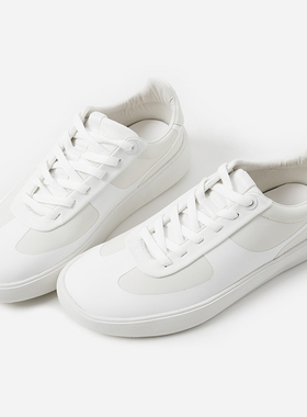 *EY08010 茉莉雅集 超纤TPU轻盈舒适透气暴走平底休闲小白运动鞋