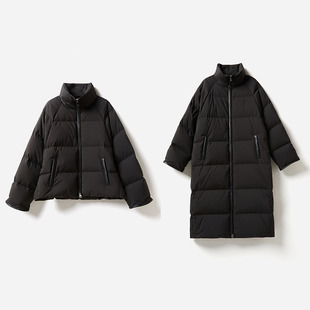 *WYR06070 意大利Olmetex棉感防水拼羊皮可追溯95白鹅绒服长短款