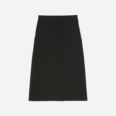 WBQ07024 茉莉雅集 M*H*L高支挺括高支棉工装风半裙