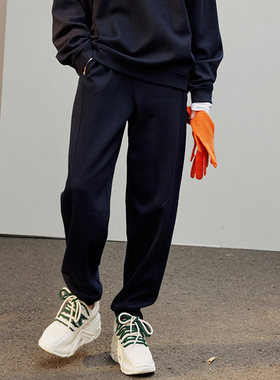 *WKZ06069茉莉雅集 芬芳自来针织羊毛花卉浮雕绣花哈伦裤卫裤