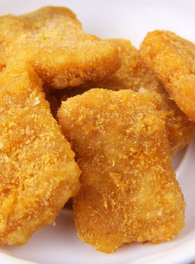 放牛吃草植物基麦克鸡块2500g食品鸿昶爱之素上校鸡块高蛋白营养