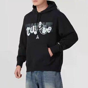 NIKE JA 耐克莫兰特男子秋冬加绒保暖连帽套头卫衣 FZ1039-010