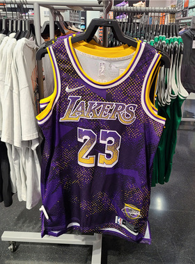 NIKE/耐克 NBA 紫金湖人詹姆斯25-26 SW 男子篮球球衣 HJ4066-504