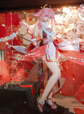 雾都动漫高配原神八重神子cosplay服装女雷电将军八重神子COS服女