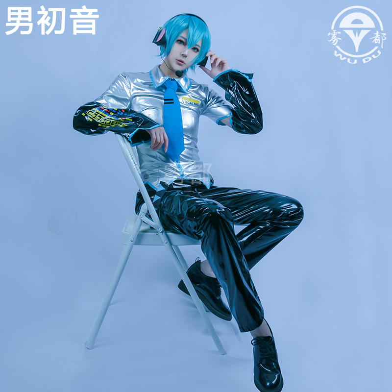 雾都初音COS服公式服漆皮cosplay服装游戏动漫二次元JK服装全套男-封面