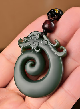 神奇玉雕城和田青玉龙吉祥龙