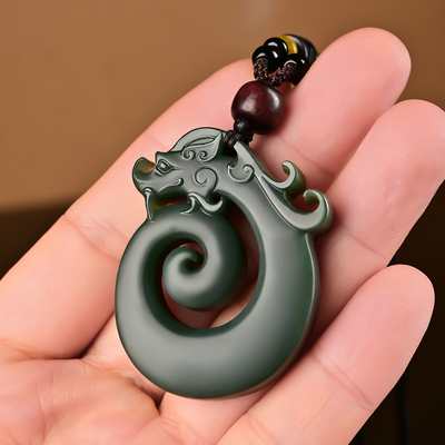 神奇玉雕城和田青玉龙吉祥龙