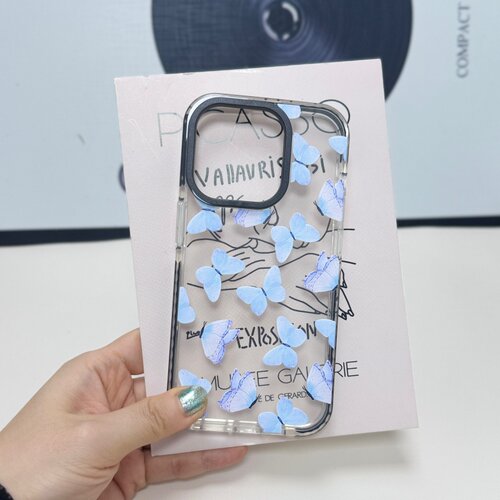 七彩蝴蝶防摔潮牌iPhone手机壳