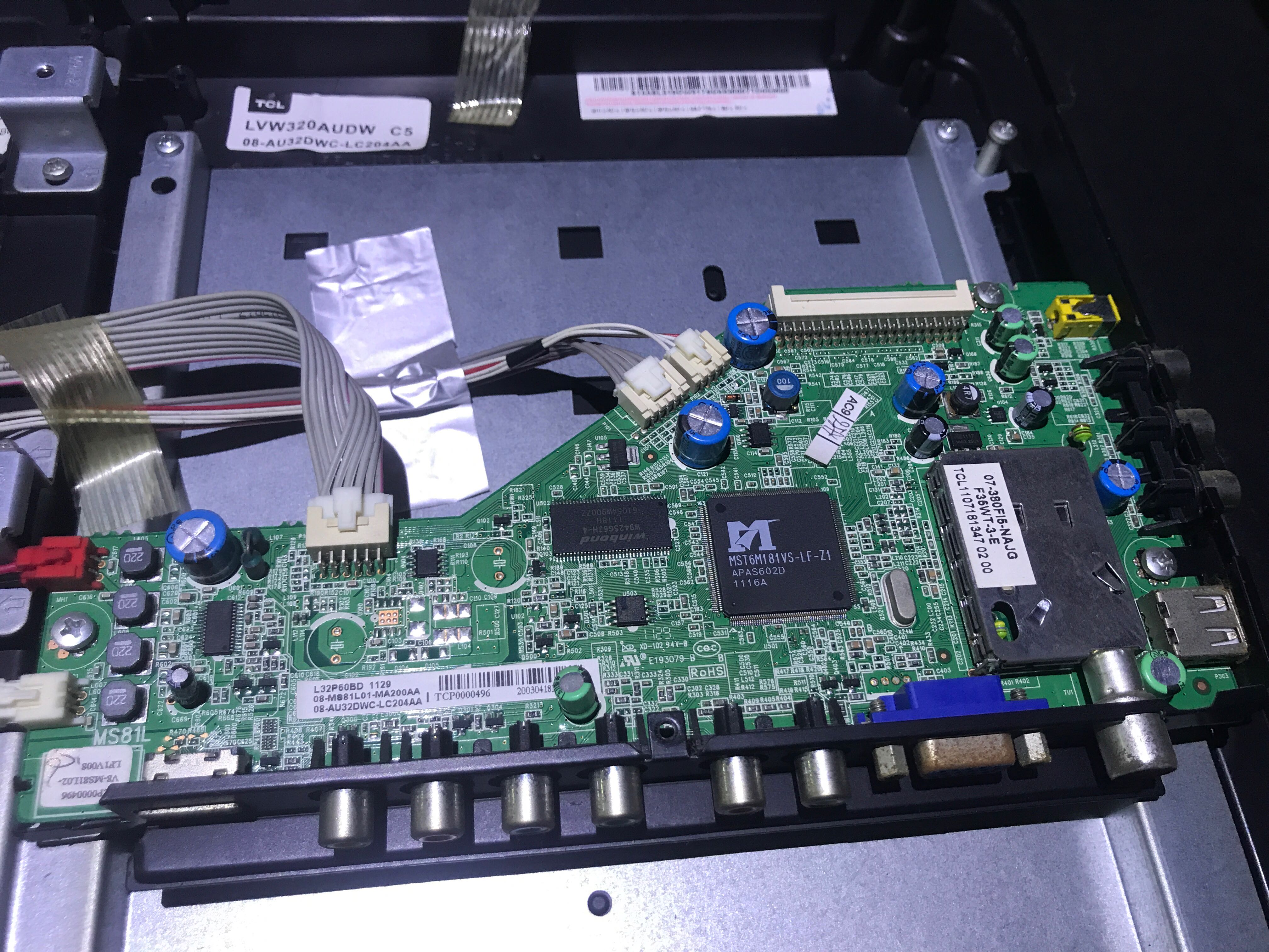 原装 L32P60BD主板40-MS8102-MAA2XG配屏LVW320AUDW送按键（467）