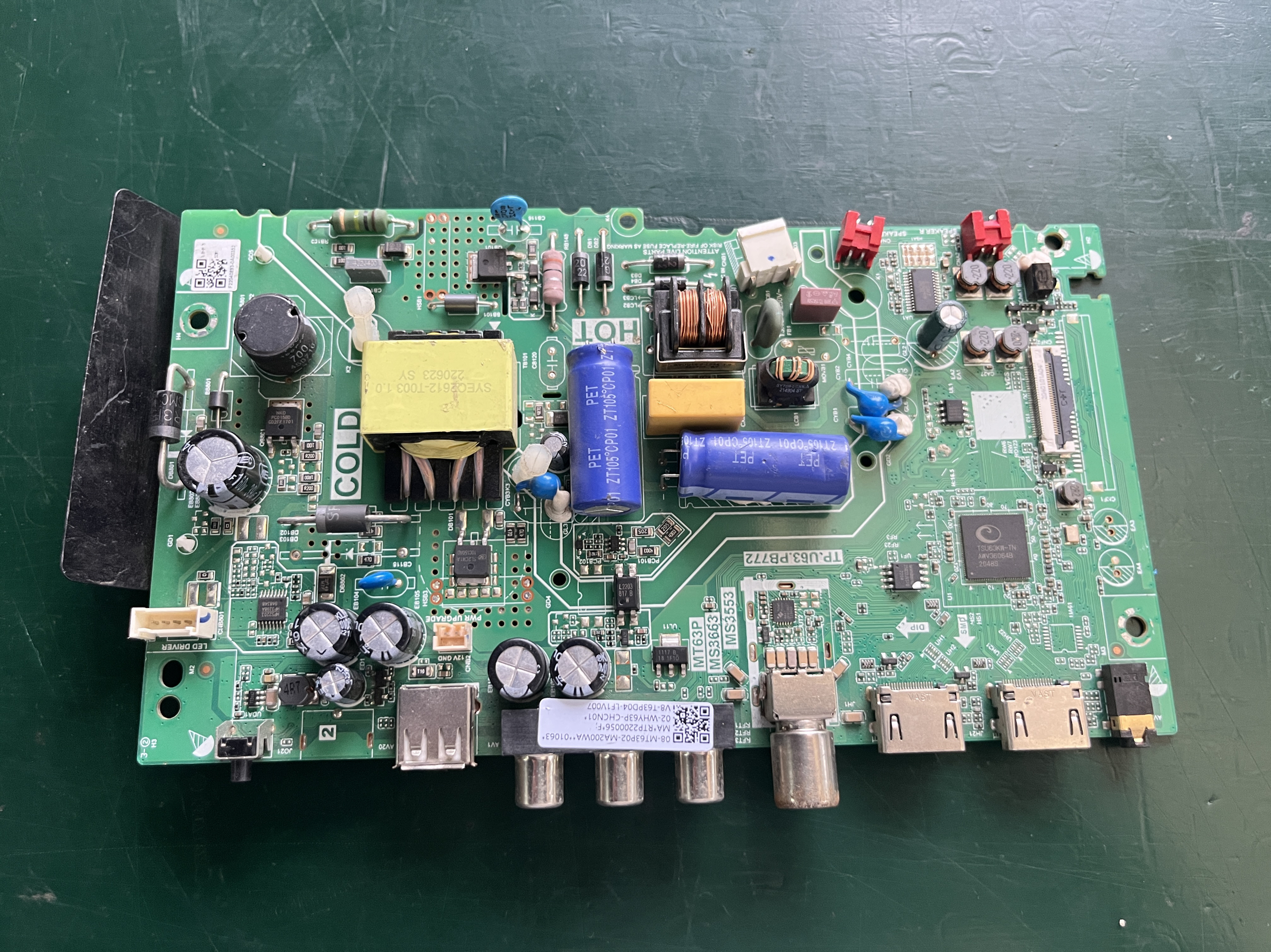 原装乐华32L56 32L15主板TP.U63.PB772 屏LVW320CS0T