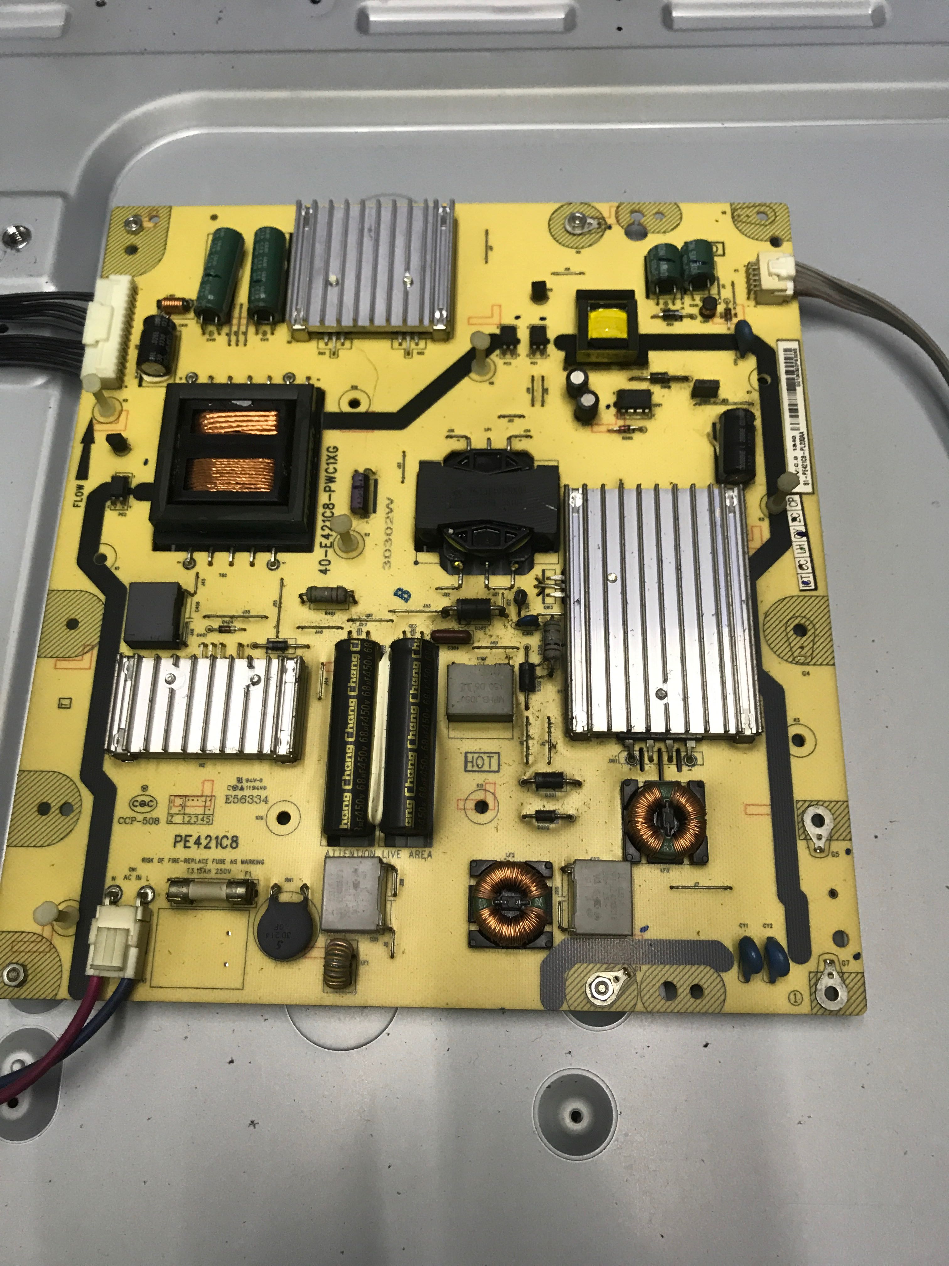 原装TCL L50E5000A L50F3600A-3D电源板40-E421C6-PWC1XG