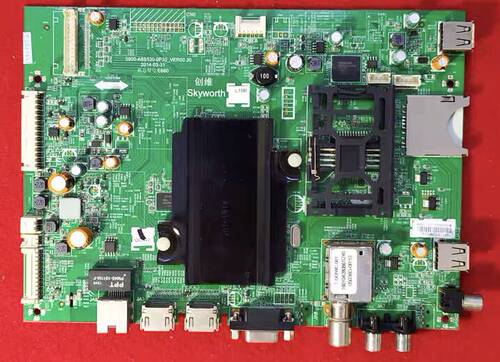 指导维修创维32E660c 32E660G主板开机图像正常几秒后无图有声音