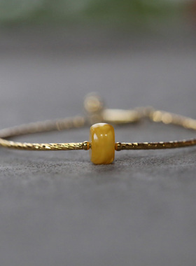 拾光金管天然蜜蜡