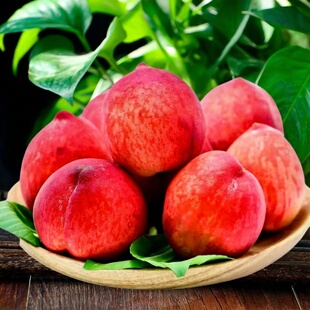 春雪水蜜桃唐山市当季新鲜水果酸甜可口多汁美味